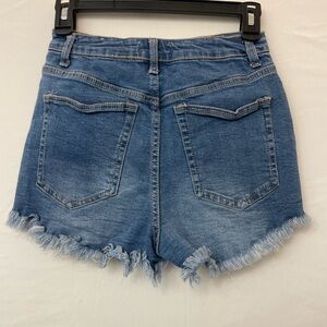 Love Tree Denim Cutoff Frayed Jean Shorts – Size S – Excellent Condition (M1)&